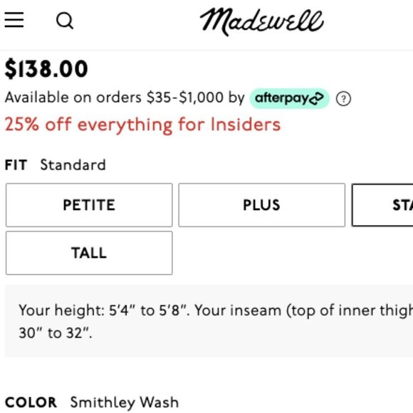 Madewell 10" High-Rise Skinny Crop Jeans Smithley Wash "Magic Pockets" Sz 26 EUC - Picture 15 of 15